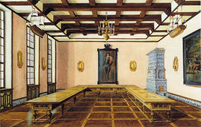 Эскиз интерьера Петровского зала