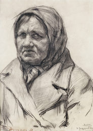 Portrait of an Elderly Woman from the Volga