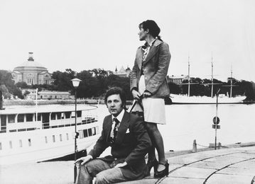 Ilya Glazunov with His Wife Nina. Stockholm